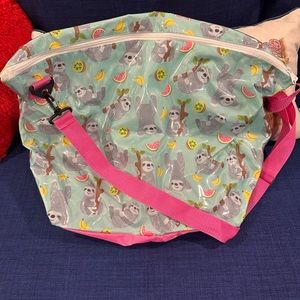 Sloth weekender bag